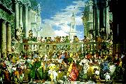 marriage fest at cana, Paolo  Veronese